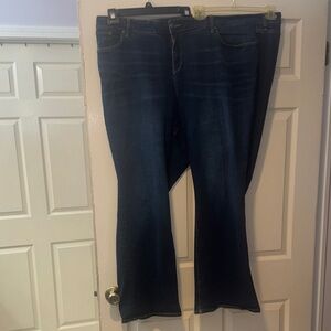 SLINK Sarah Bootcut Jeans Dark Wash Stretch Denim